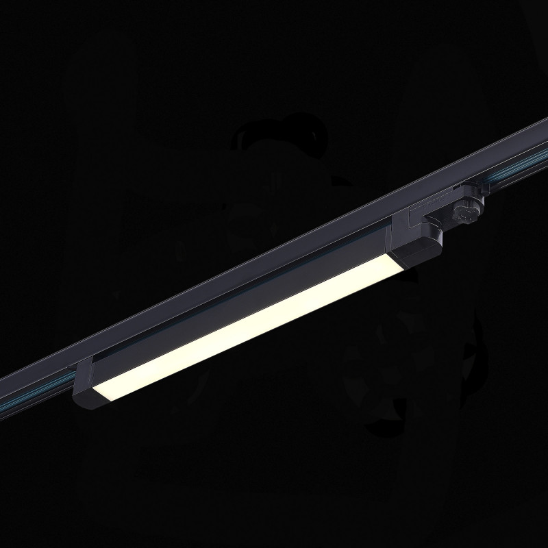 Трековый светильник 54*3 см, 20W 3000K ST LUCE Трехфазная трековая система ST663.436.20 Черный