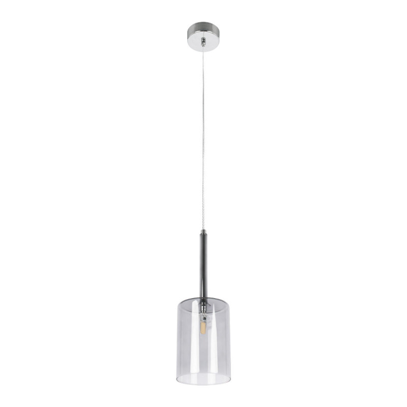 Подвесной светильник 10 см, 1*G4*5W хром Loft It Spillray 10232/C Smoke