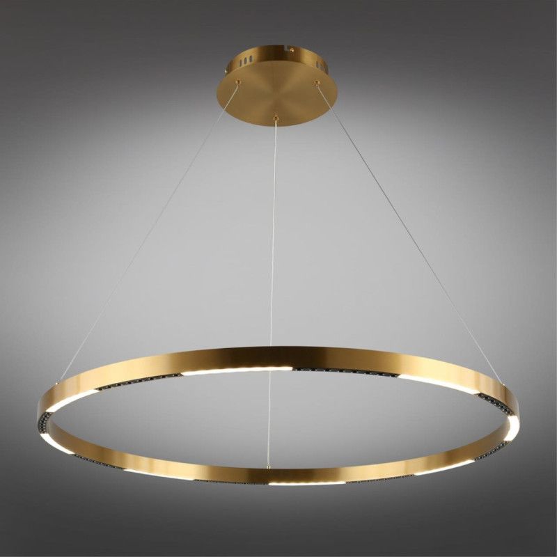 Подвесной светильник 80*60-130 см, 1*LED, 43W, 4000K, Aployt Noella APL.051.13.43, латунный