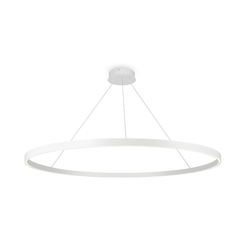Подвесной светильник 120*120*127,5 см, LED, 80W, 3000К-4000К, Maytoni Rim MOD058PL-L65WK белый