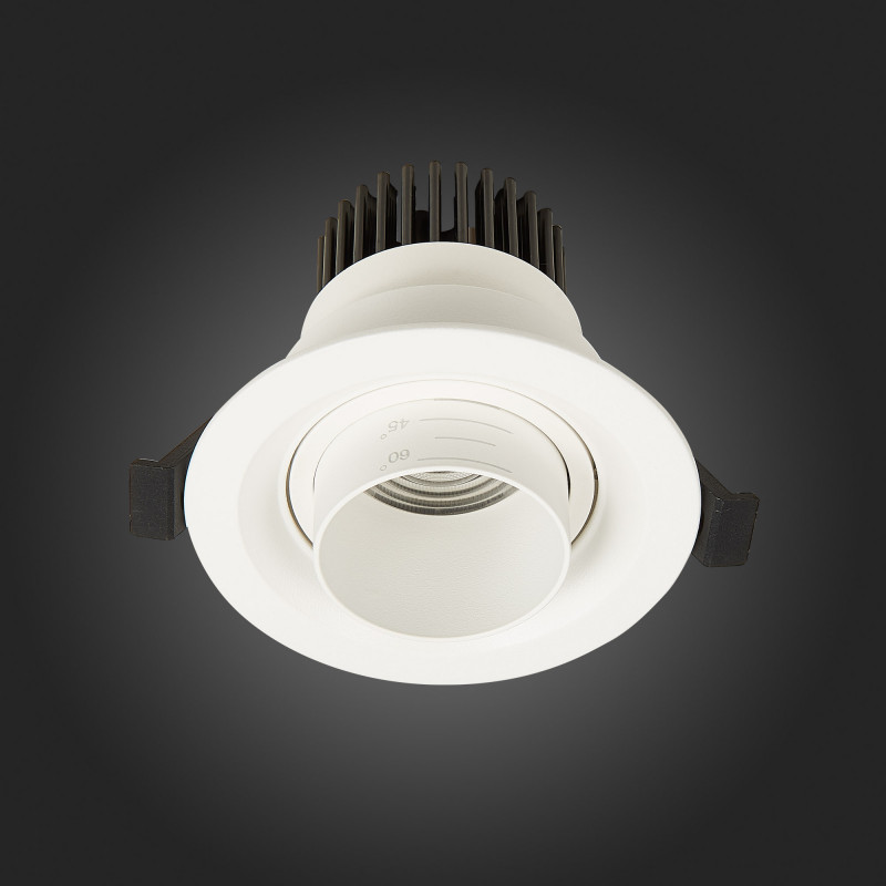 Встраиваемый светильник Zoom 9 см, 7W 3000K ST LUCE Встраиваемые светильники ST701.538.07 Белый