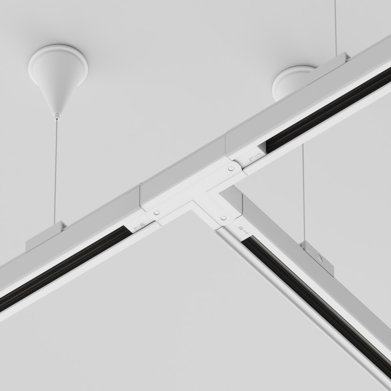 Коннектор для шинопровода Maytoni 3 phase track system TRA005CT-31W-R, белый