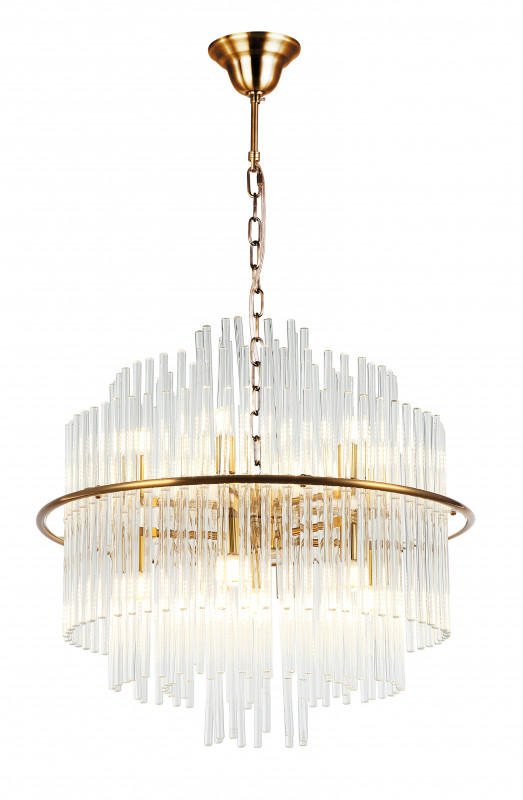 Люстра подвесная 50*50*63/150 см, 13*G9 LED 5W Бронза Stilfort Eclipse 2108/80/13P
