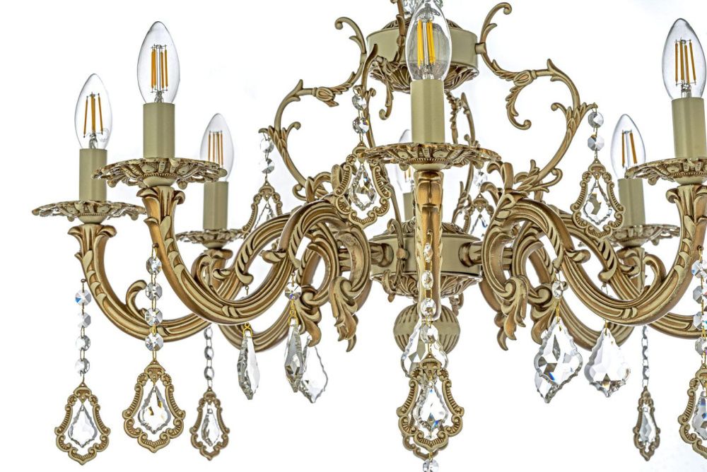 Люстра *70*51 см, 8*E14*40W, Arti Lampadari Falcone Falcone E 1.1.8.600 CG, Кремовый