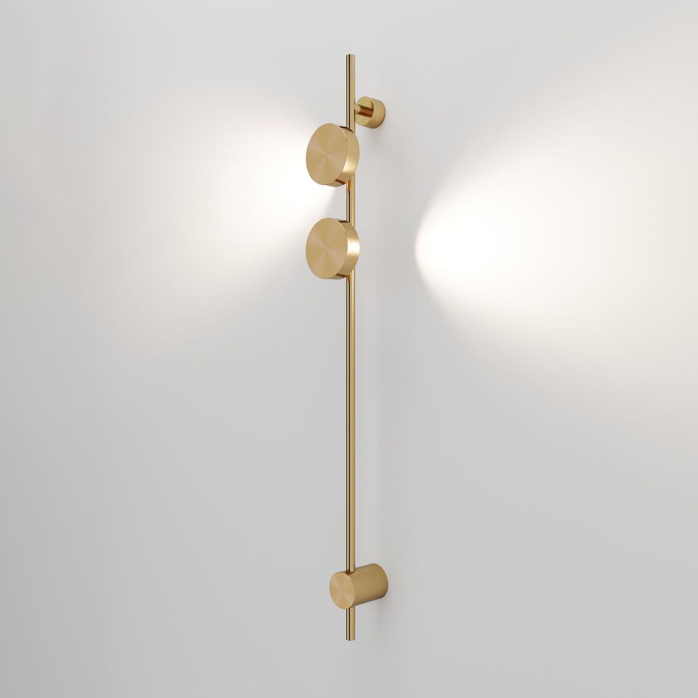 Cветильник настенный светодиодный 97 см, 5W, 4000K, Elektrostandard Illume, латунь