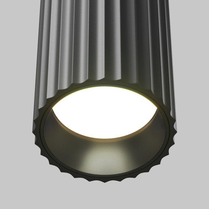 Накладной светильник 6 см, Maytoni Calipso C106CL-01-GU10-B, черный