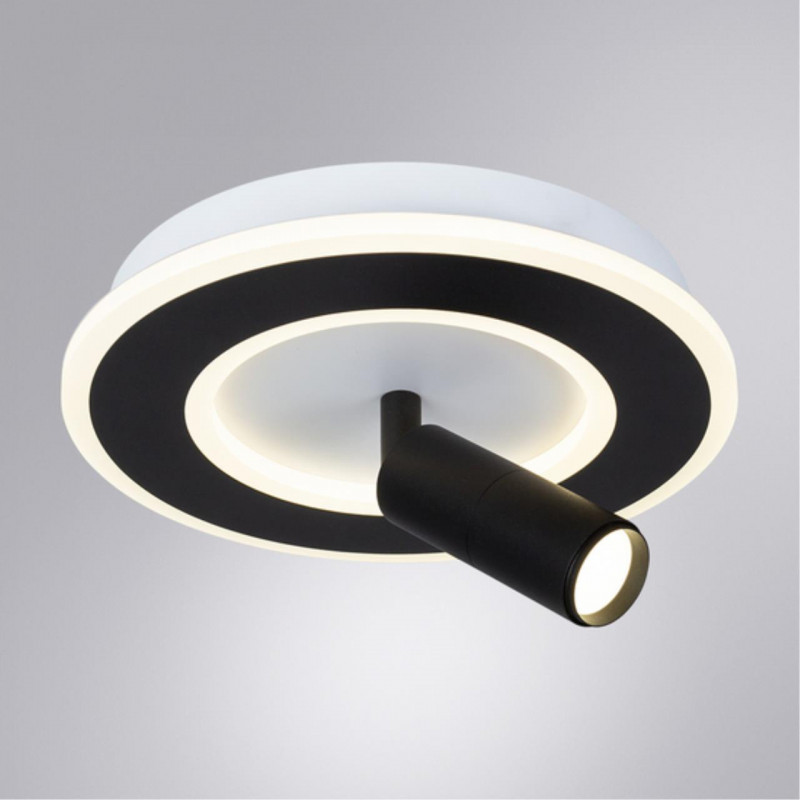 Бра 25 см, 20W, 4000K, Arte Lamp Tommy A2607AP-20BK, черный