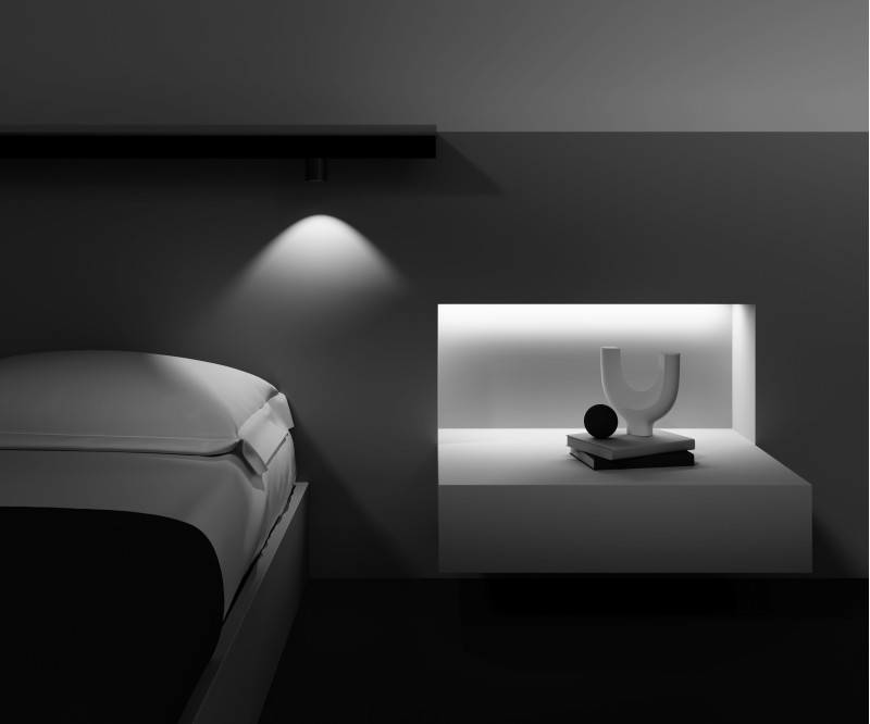 Светильник на шине 5,3*5,3*9,6 см, LED, 7W, 3000К, Maytoni Technical Alfa S TR132-2-7W3K-BS латунный