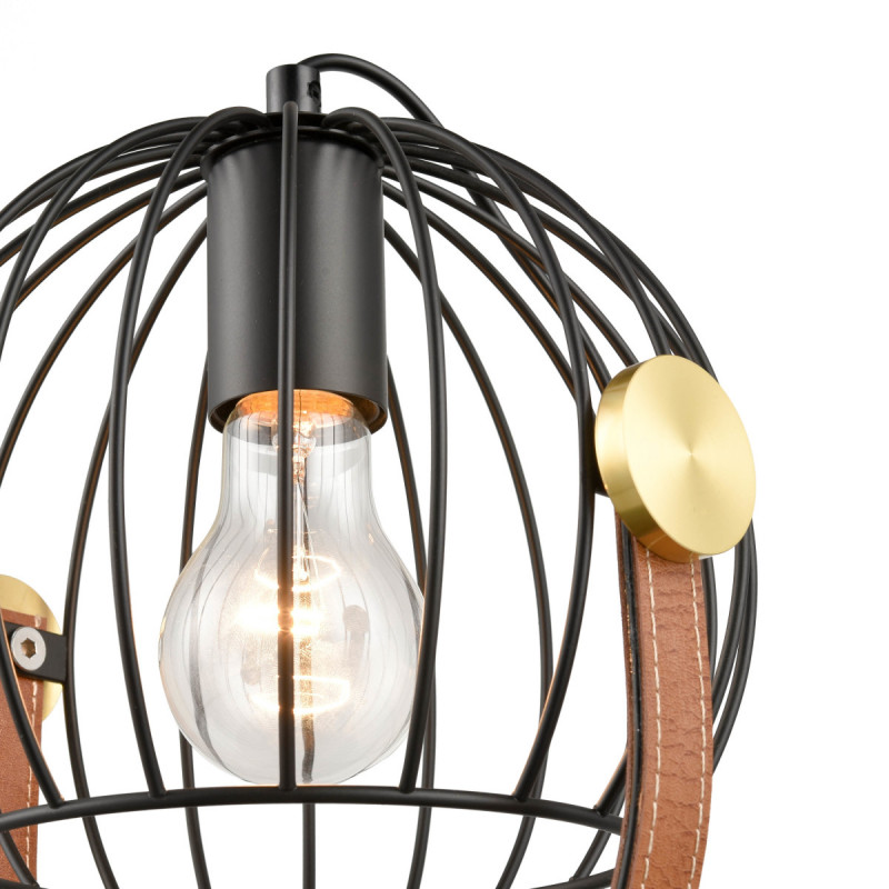 Настольная лампа  22*30 см, 1*E27 черный, золото Vele Luce Pasquale VL6252N01