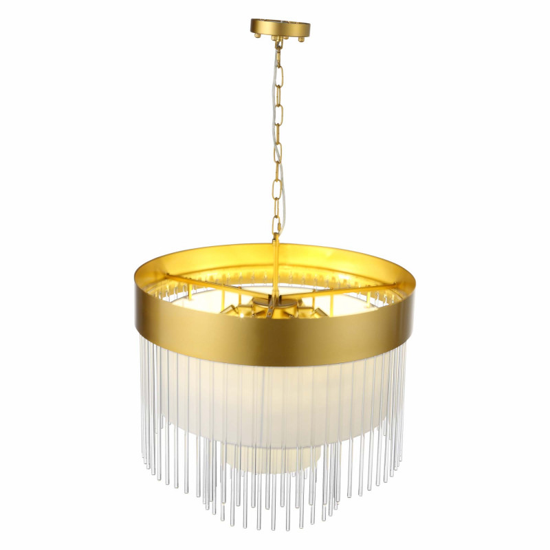 Люстра подвесная 60 см, 360W, ST LUCE AVERSA SL1352.203.09 Золотистый