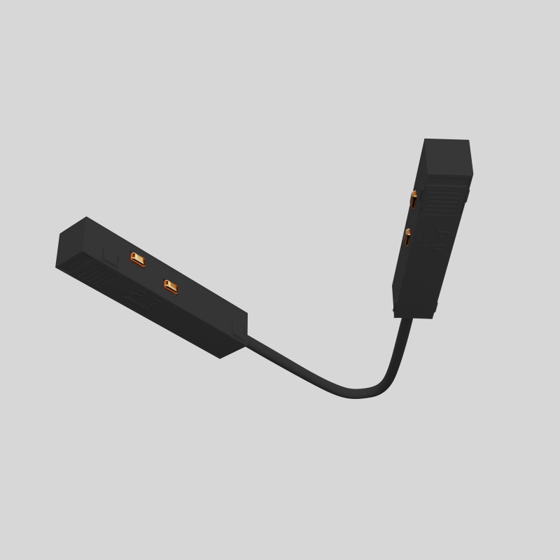 Коннектор питания угловой 15 см Maytoni Technical Magnetic track system Exility TRA034CPC-42B-15 черныйIP 20