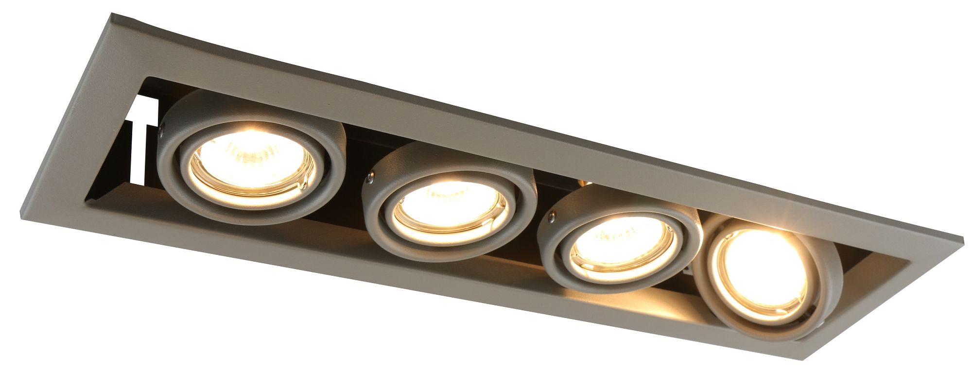Встраиваемый стандартный светильник Arte Lamp A5941PL-4GY, серый