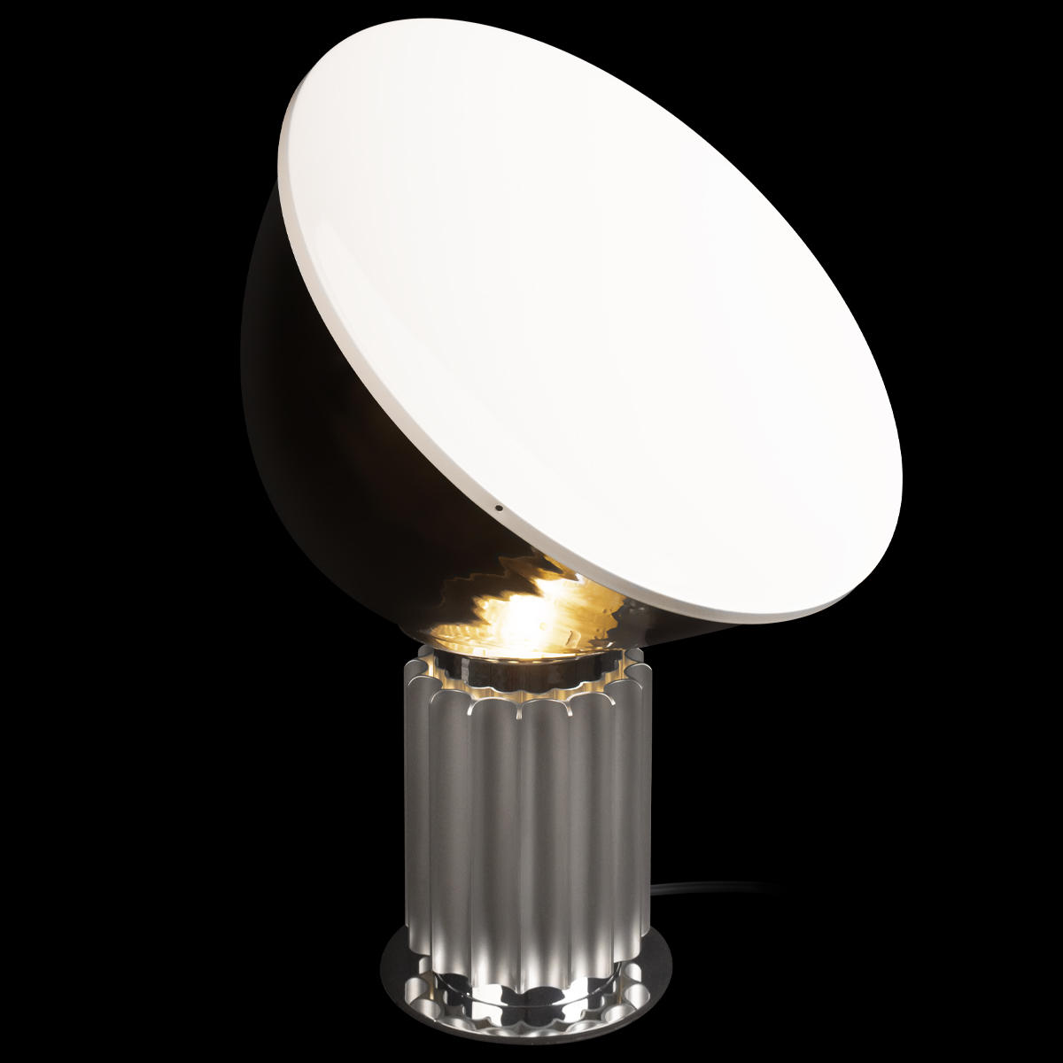 Настольная лампа 49*65 см, 1*E27*40W LOFT IT Taccia 10294/M Silver серебро, хром