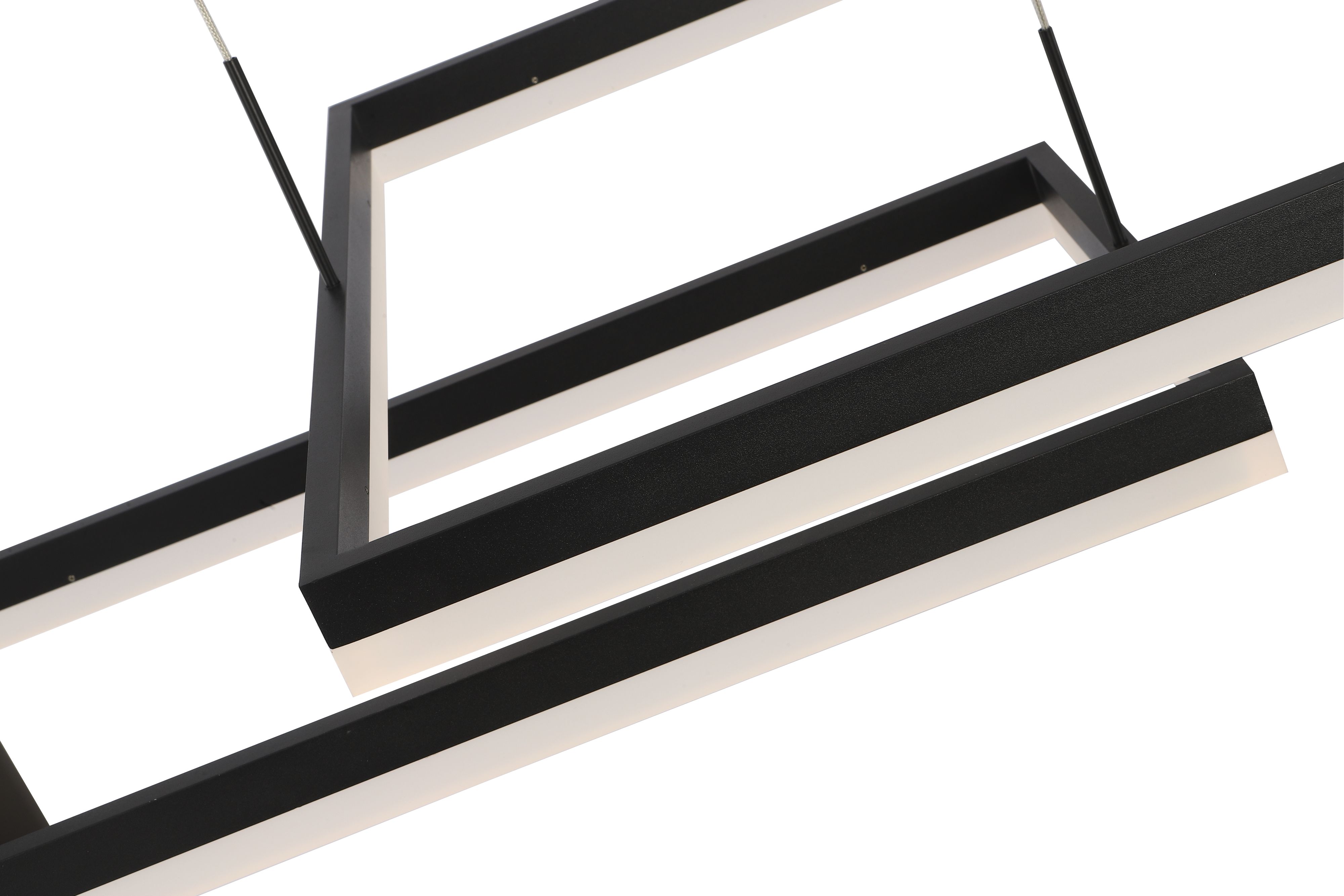 Светильник подвесной 80/60*50/30 см, LED 88W 3000/4000/6000K антрацит Zortes Tory ZRS.30404.88