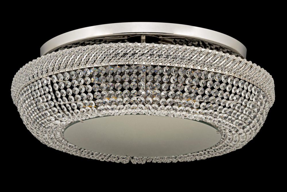 Люстра *60*15 см, 8*E27*60W, Dio D`arte Bari Nickel Bari E 1.4.60.100 N, Матовый никель