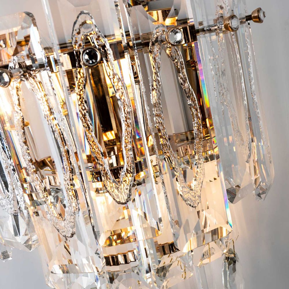 Настенный светильник 14*26 см, LED MODELUX ML.7082.02 GD золото