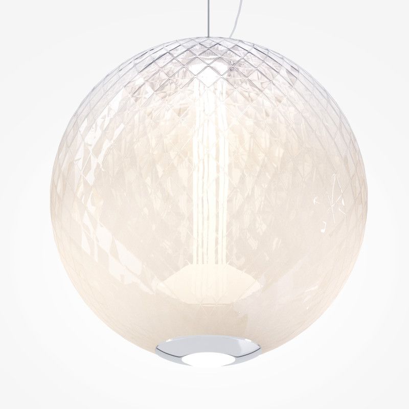 Подвесной светильник 30*30*335 см, LED*15W, 3000K, Maytoni Bruma MOD397PL-L15CH3K, хром