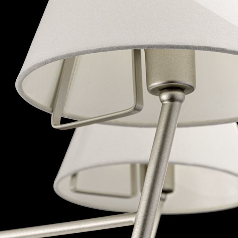 Потолочная люстра Freya Vanessa FR5084PL-05G, диаметр 72 см, серебро