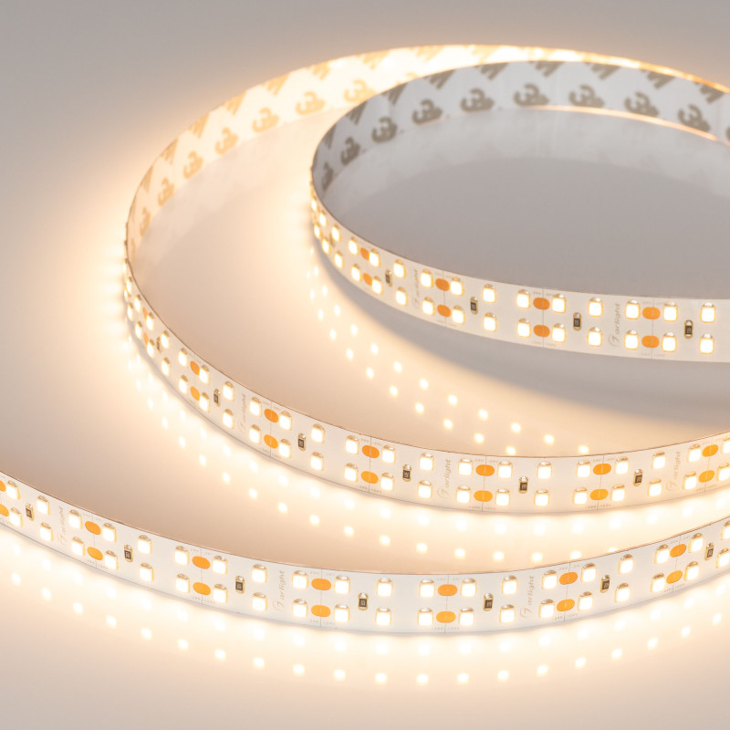 Лента RT-A240-15mm 24V Warm2700 (19.2 W/m, IP20, 2835, 5m) (Arlight, 19.2 Вт/м, IP20) 008770(2). Цена указана за 5 метров. Продается кратно 5 метрам.