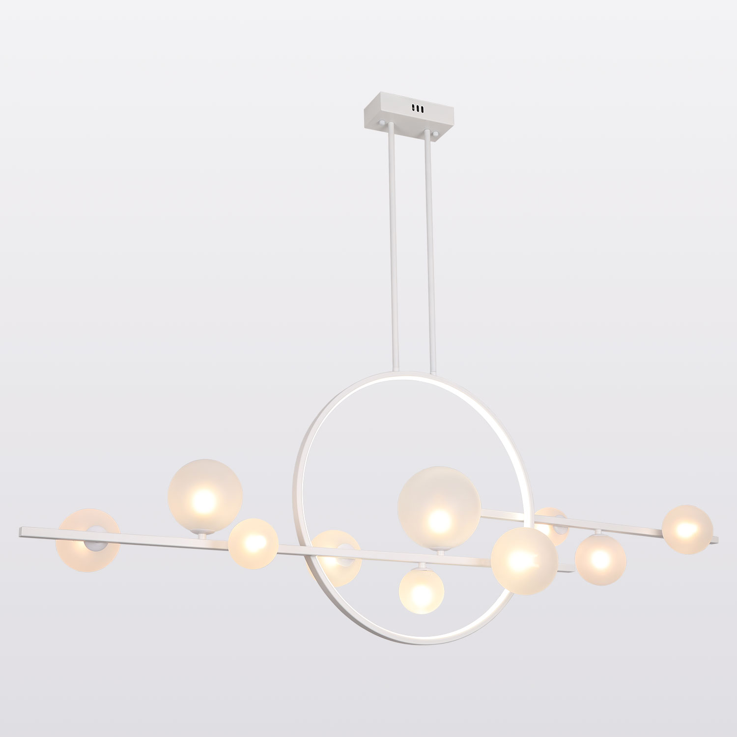Линейно-подвесной светильник Lussole LSP-7074, 145*60 см, белый