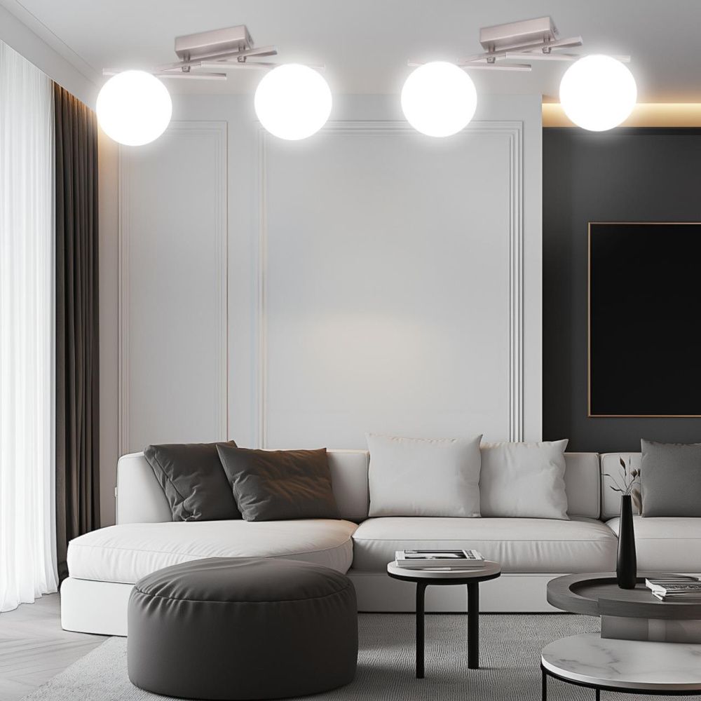 Светильник потолочный 41*32*-23 см, *LED*24W, 3000-4000-5500K, Citilux Dorsy CL223121, Матовый хром