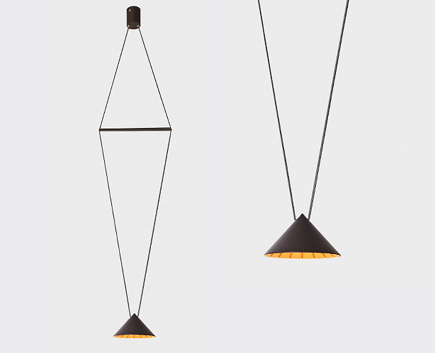 Подвесной светильник 19,6*150 см, ITALLINE  IT03-1430 black/orange