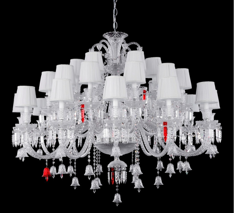 Люстра 125 см, Crystal Lux PRINCESS SP30 Хром