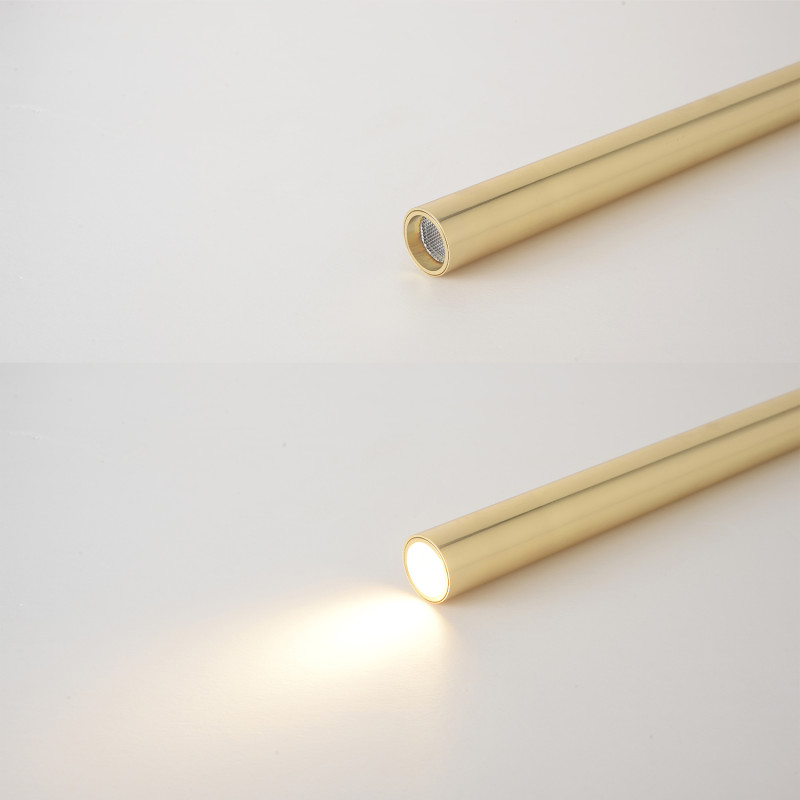 Подвесной светильник 6 см, 3W, 3000K, Crystal Lux CLT 036C800 BS, латунь