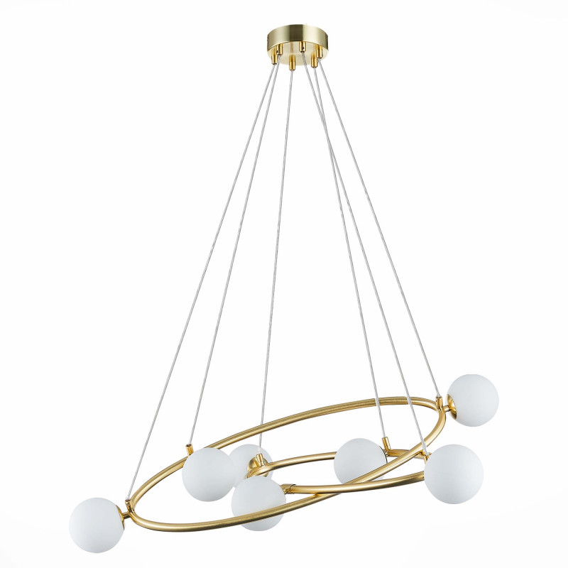 Люстра подвесная 82 см, ST LUCE RIALTO SL1508.203.07 Золотистый