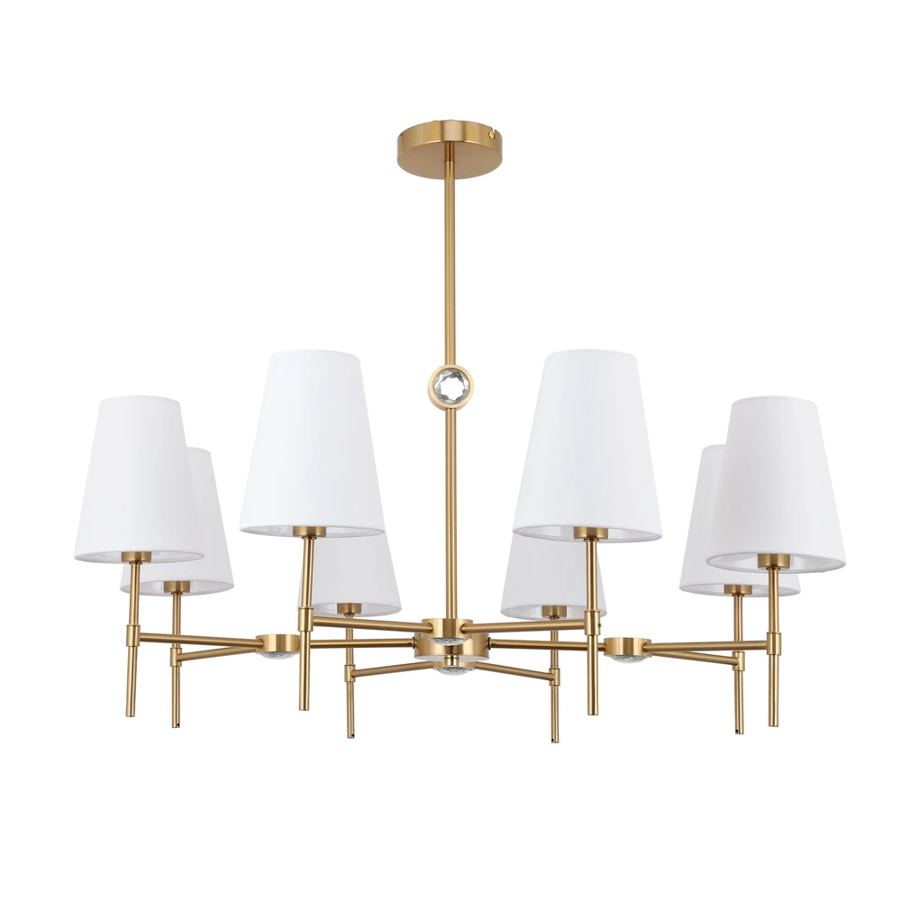 Люстра 83*83*65 см, 8*E14*40W, Arte Lamp Daniella A4104LM-8PB, Полированная Медь