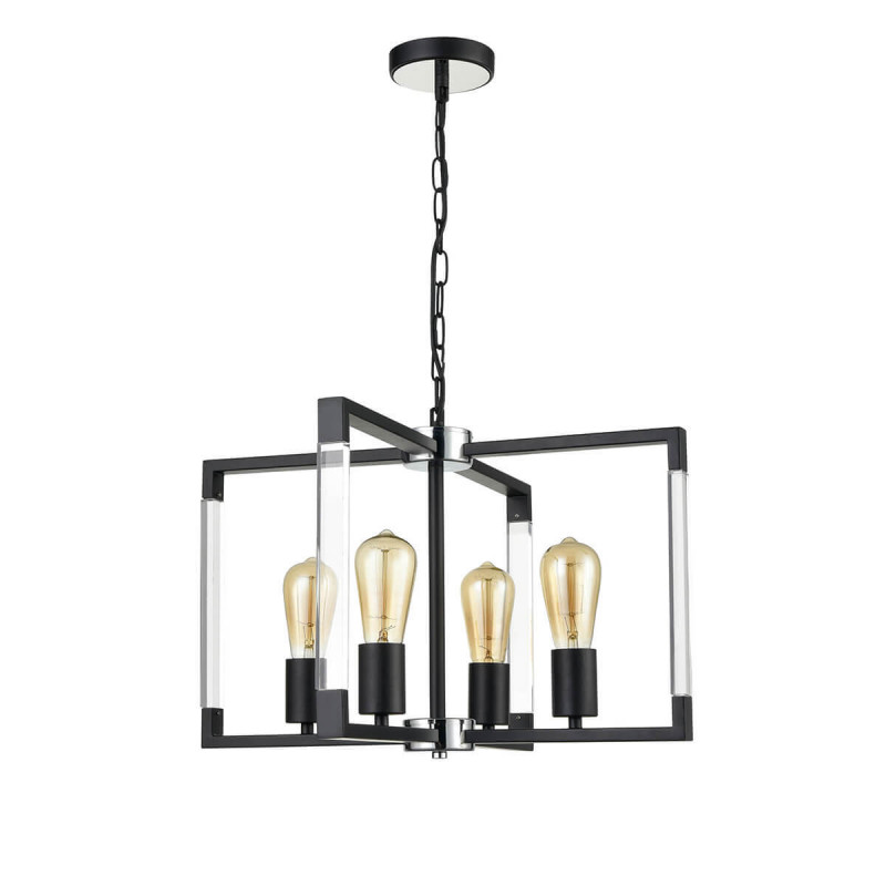 Подвесной светильник Vele Luce Turin VL5022P04, черный