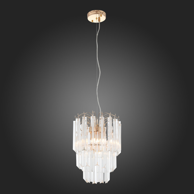 Люстра подвесная 30 см, ST LUCE OSOLETO SL386.203.05 Золотистый