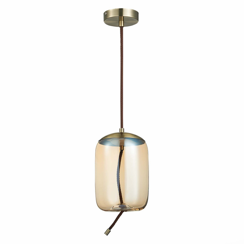 Люстра подвесная 18 см, 10W 3000K ST LUCE OZZIO SL6108.323.01 Бронза