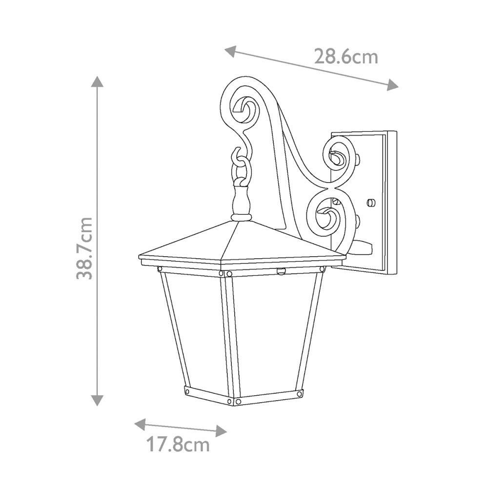 Настенный фонарь Hinkely Lighting, Арт. HK-TRELLIS2-S