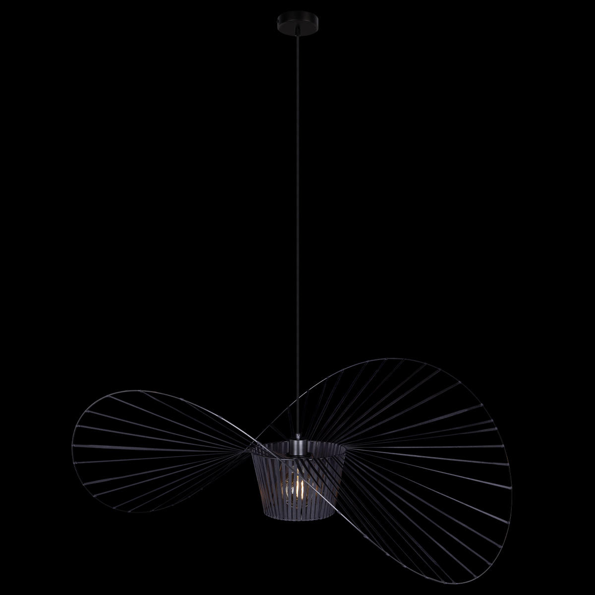 Подвесный светильник 100*50 см, 1*E27*60W LOFT IT Chapeau 10246/1000 черный