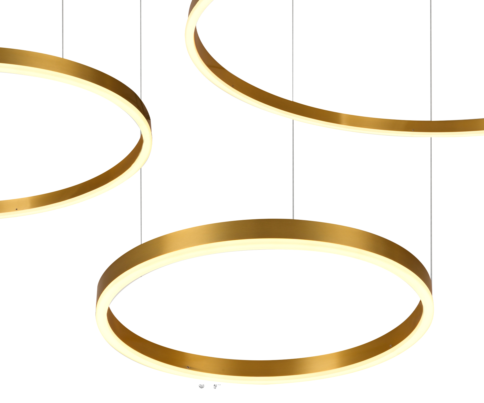 Люстра Kink Light Тор 9*  см, Led 110w (3000K), латунь, 08223,36PA(3000K)