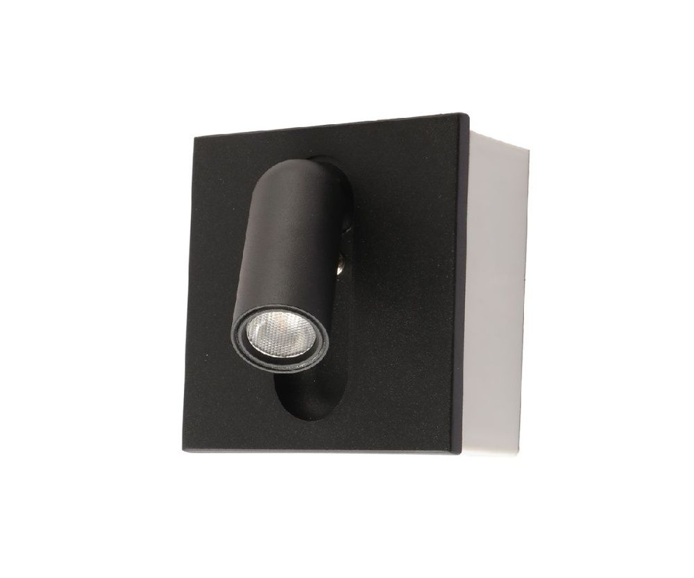Встраиваемый спот 9 см, 3W, 3000K, Kink Light Эви 08073,19, черный
