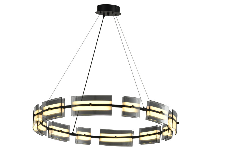 Подвесная люстра 80*150 см, LED, 40W, 3000K-6000K Zortes Loft ZRS.1802.80, черный