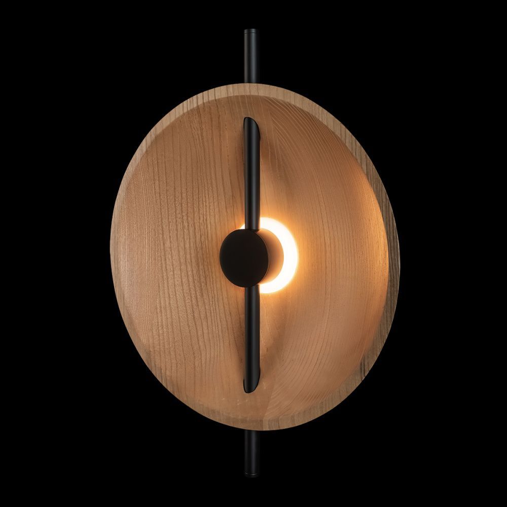 Настенный светильник 52 см, 5W, 3000K, Loft IT Wood 10451W, черный-дерево