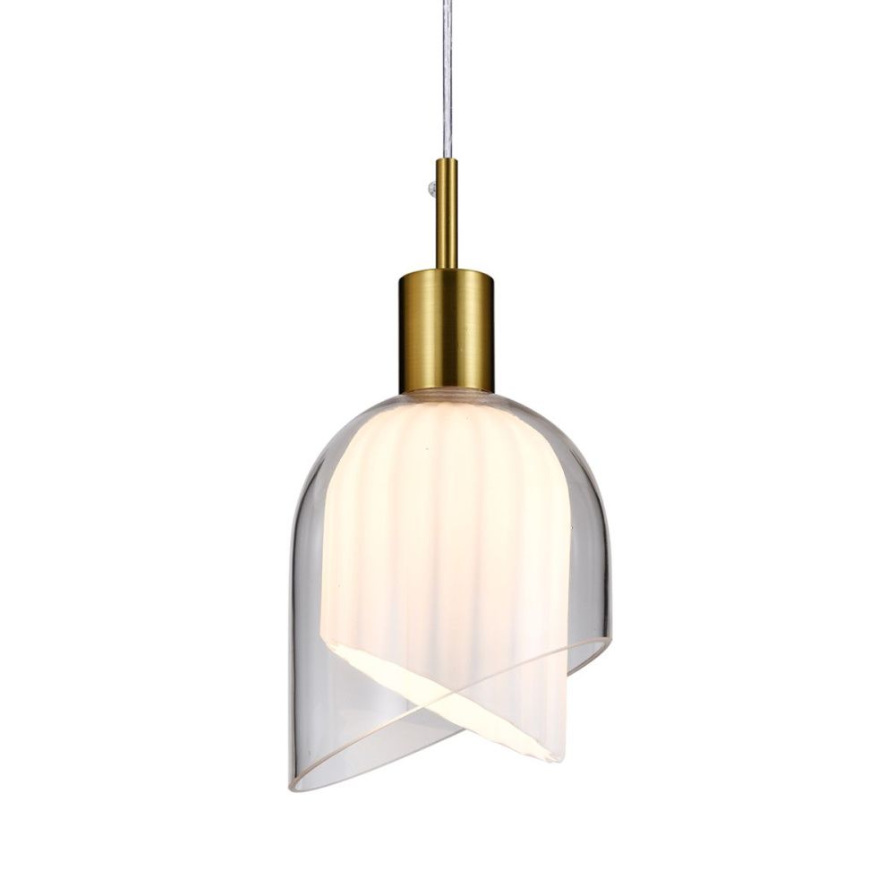 Подвесной светильник 13 см, Indigo Rintocco 11074/1P Brass V000614, бронза