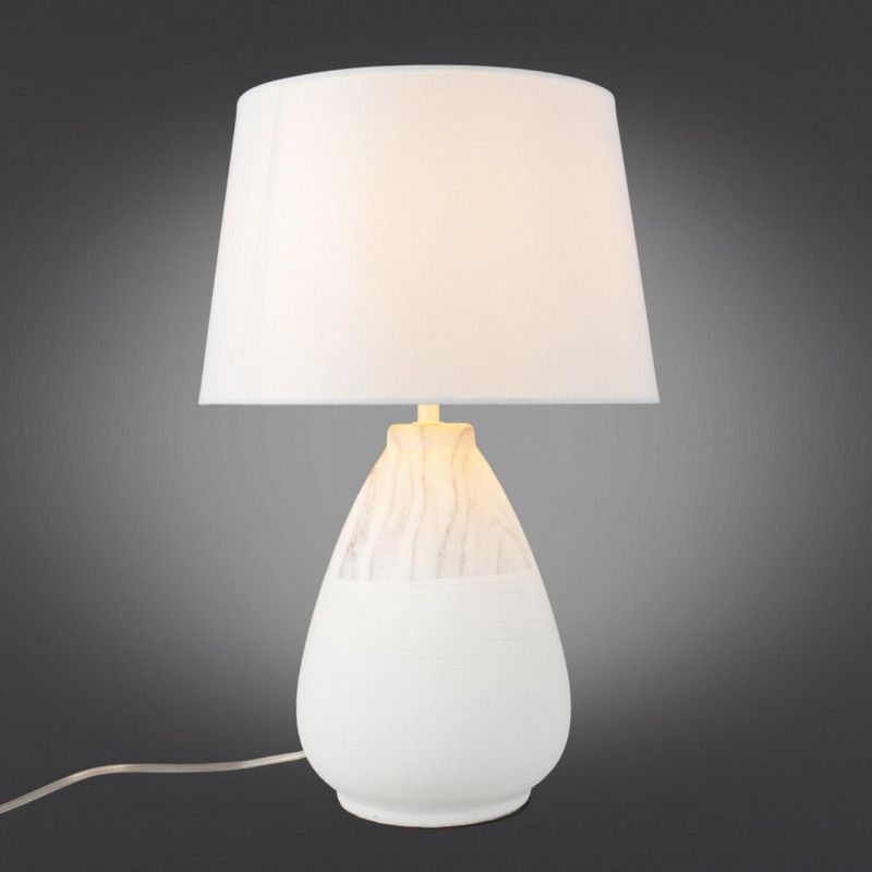 Настольная лампа 28*43 см, 1*E27, 60W, Omnilux Omnilux 821 OML-82114-01, белый