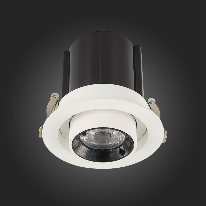 Встраиваемый светильник 9 см, 12W 3000K ST LUCE Встраиваемые светильники ST702.238.12 Белый