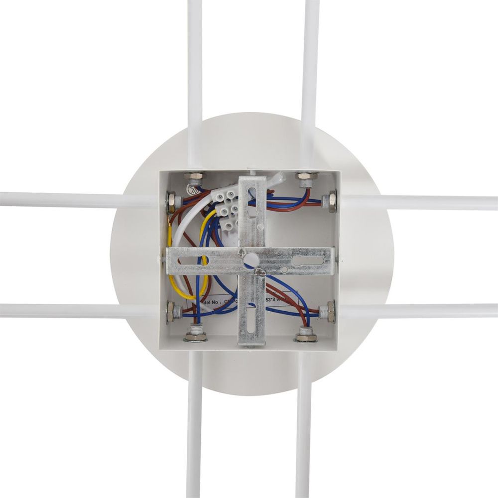 Люстра 105*105*8-8 см, 8*GX53 LED*7W, Lumion Benua LUM8305/8C, белый