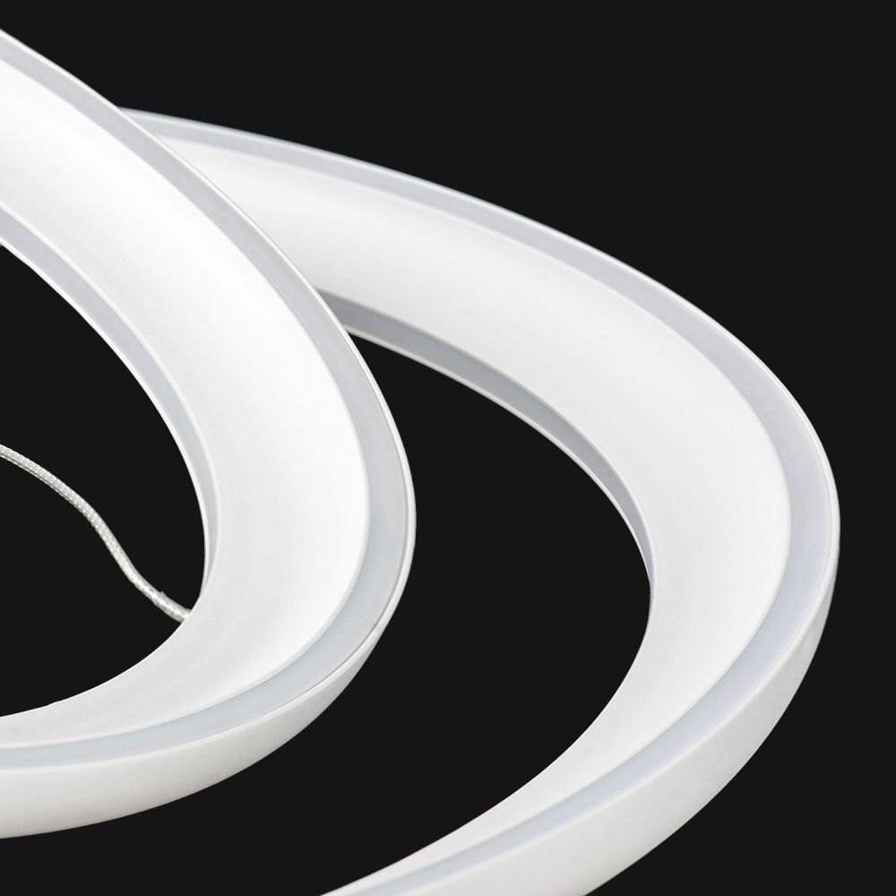 Люстра подвесная *60*45-150 см, 1*LED*50W, 4000K, Lussole Hardin LSP-7426, белый