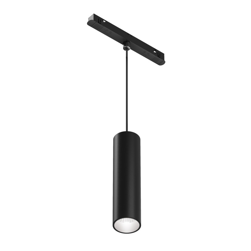 Трековый подвесной светильник Focus Led Exility 3000-6000K 12Вт 36° Dim Dali 124*5,2*19,2 см, LED*12W TR041-4-12WTW-DD-B Maytoni, Черный