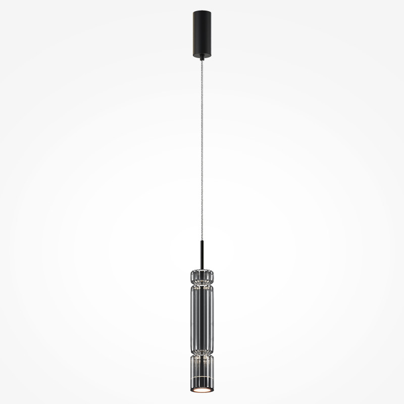 Подвесной светильник 8*8*365 см, LED, 12W, 3000К, Maytoni Ordo MOD272PL-L12B3K1 черный