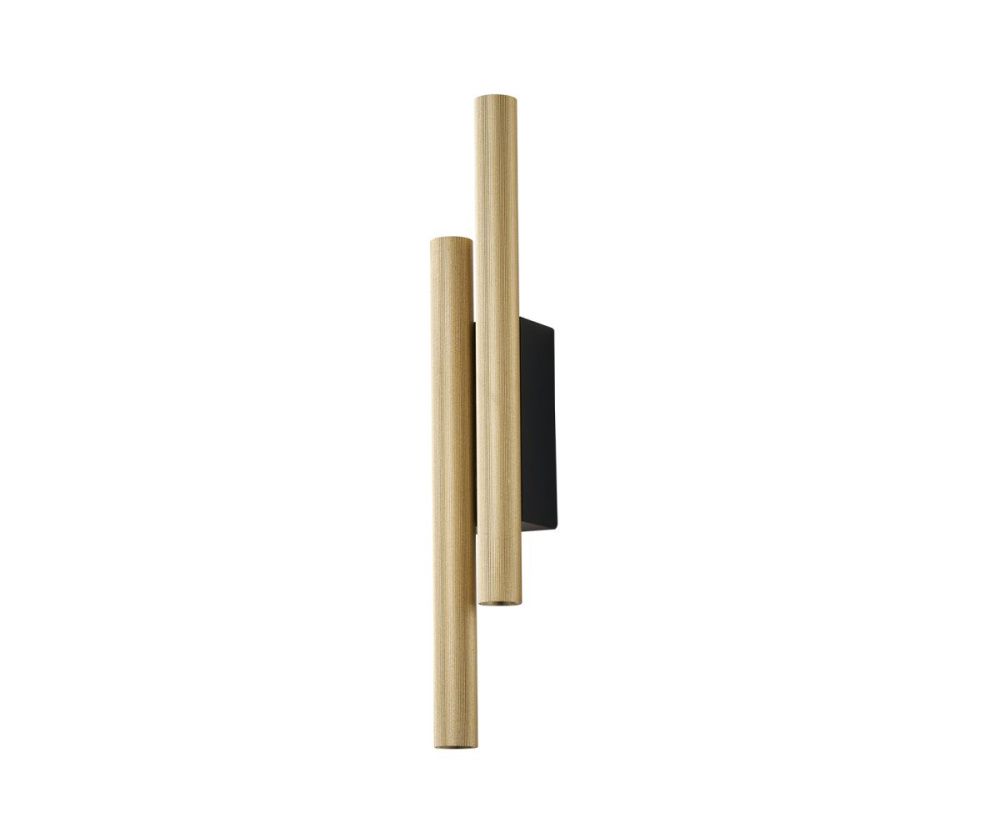 Настенный светильник 38 см, 12W, 3000K, Kink Light Элени 08463-382,33-19, золото-черный