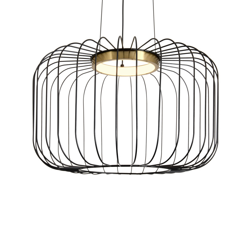 Подвесной светильник 40 см, 10W, 3000K, Freya Citrus FR5398PL-L8B, черный