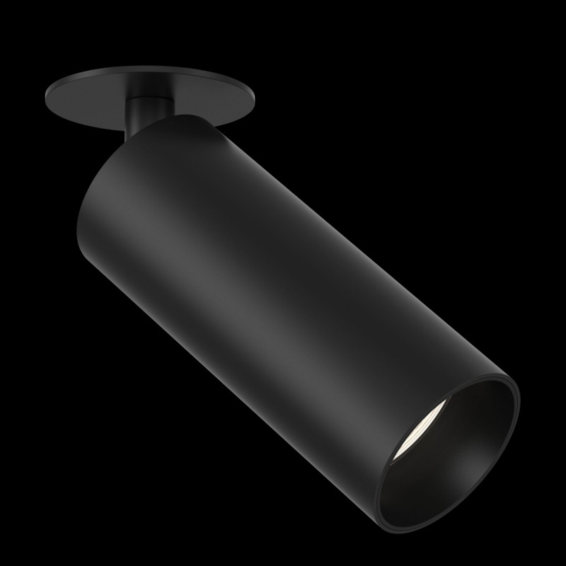 Встраиваемый светильник Maytoni Focus Led C053CL-L12B3K, 12W LED, 3000K, черный