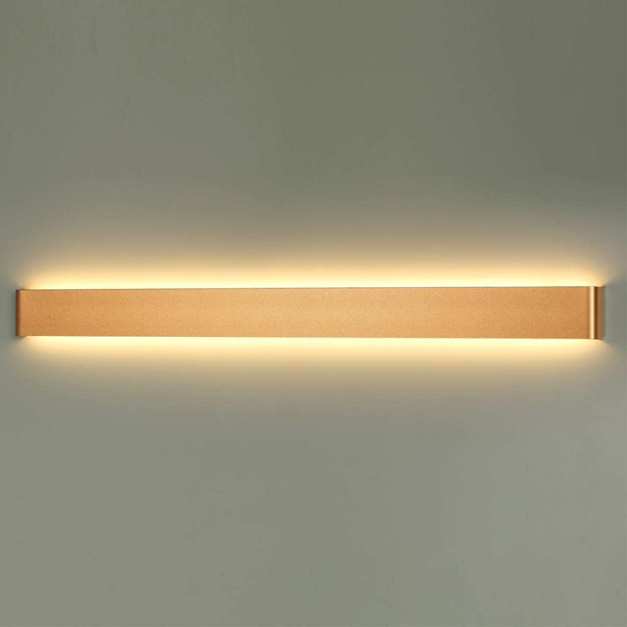 Бра светодиодное 120 см Odeon Light Framant 4295/40WL, 40W LED, 3000K, золото